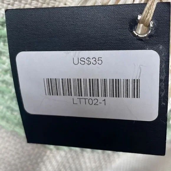 Altos de Chavon Woven Fringed Trim Market Tote - Picture 7 of 12